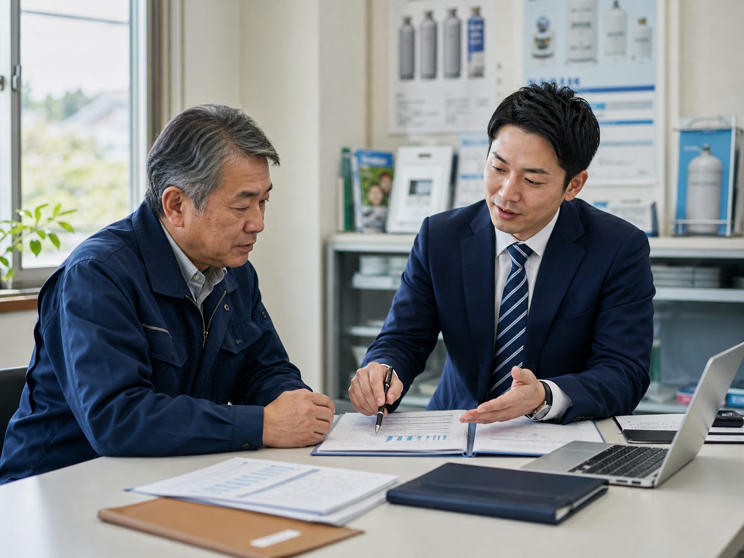 ガス会社の事業承継相談